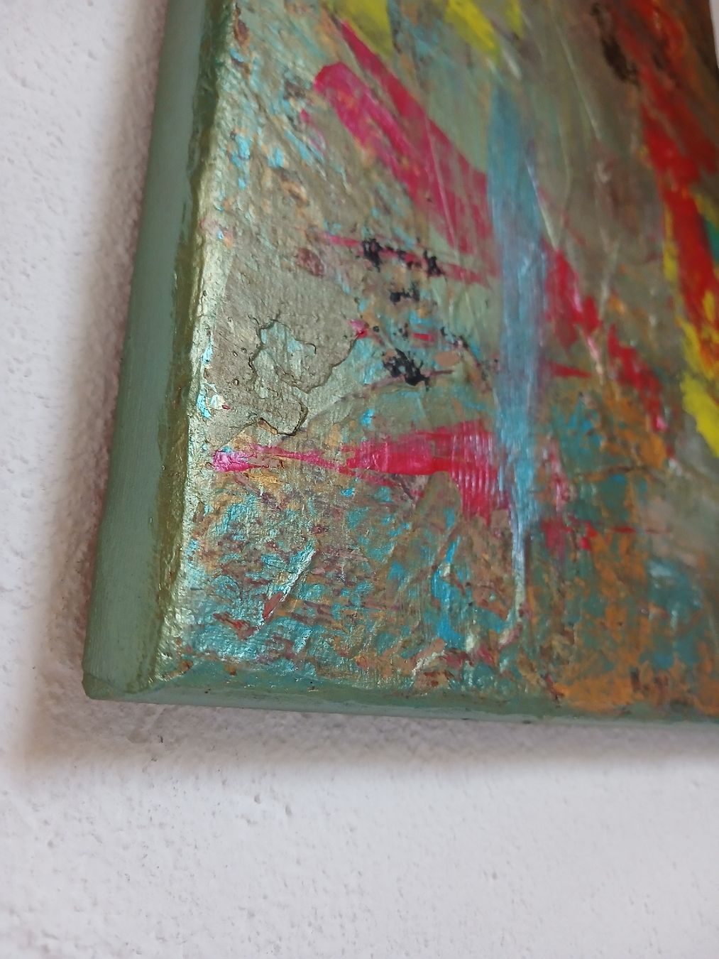 Dipinti: Painting: "Headless Thoughts", canvas frame, 30 x 40 cm – Nuovo e nell'imballaggio originale da Turbenthal venduto da viw_48fr 1
