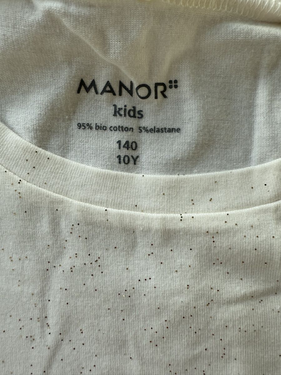 Camicette, T-shirt & Top: Manor Langarmschirt mit Glitzereffekt, Gr. 140 – Usato da Luzern venduto da nad_nf8f 1