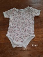 Baby Body Gr. 62/68 mit Katzenmuster