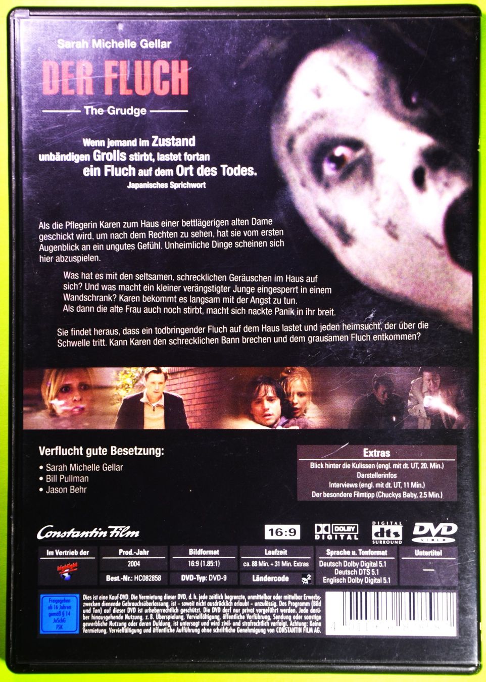 Tutti i DVDs: DER FLUCH - EIN ORT DES TODES - SPANNENDER, BRUTALER HORROR – Nuovo (secondo la descrizione) da Luzern venduto da piro12 1
