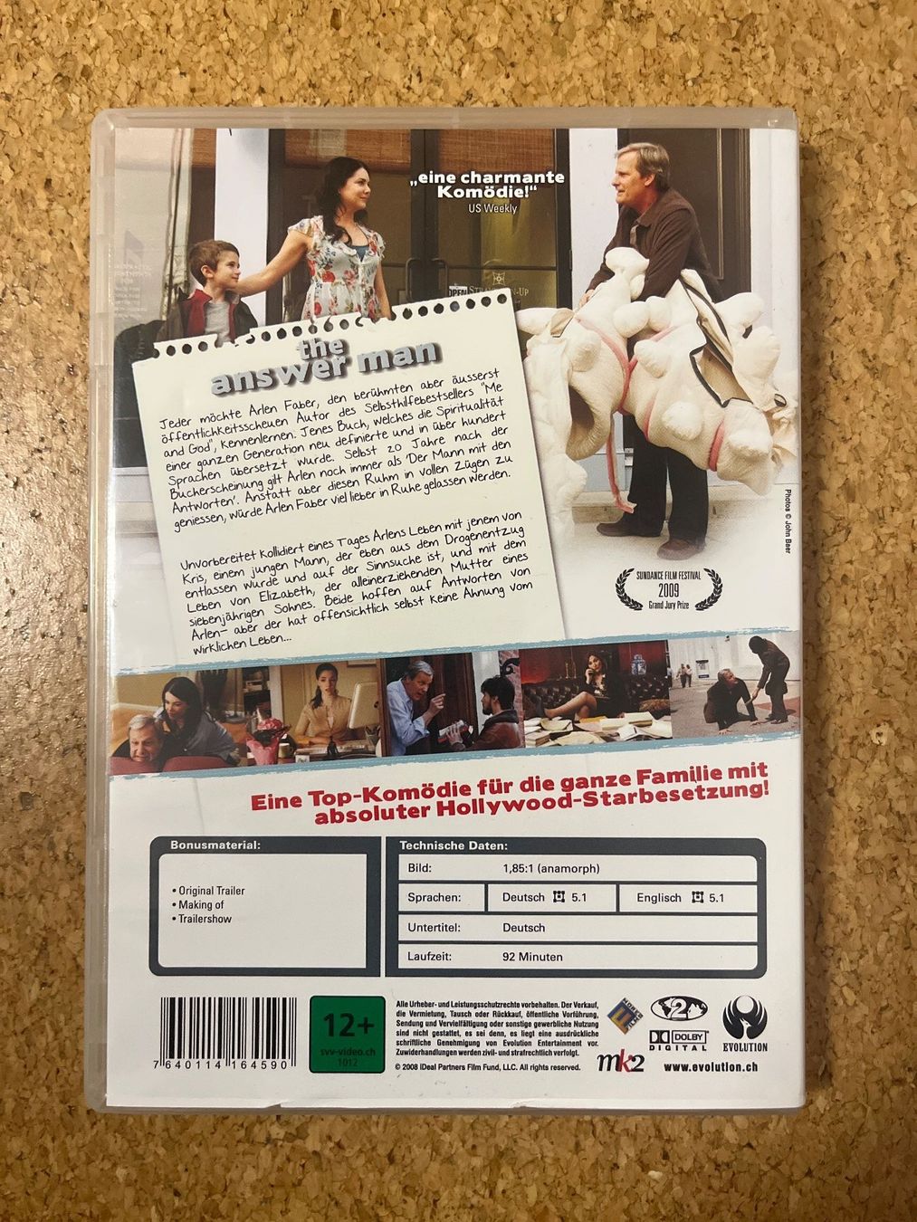 Tous les DVDs: DVD "The answer man" – D'occasion à Grosswangen par Vita500 1