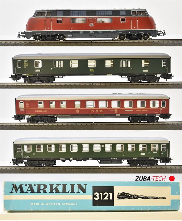 Bus Ferroviaire Märklin H0 3121 - Micheline AC éclairée - Occasion