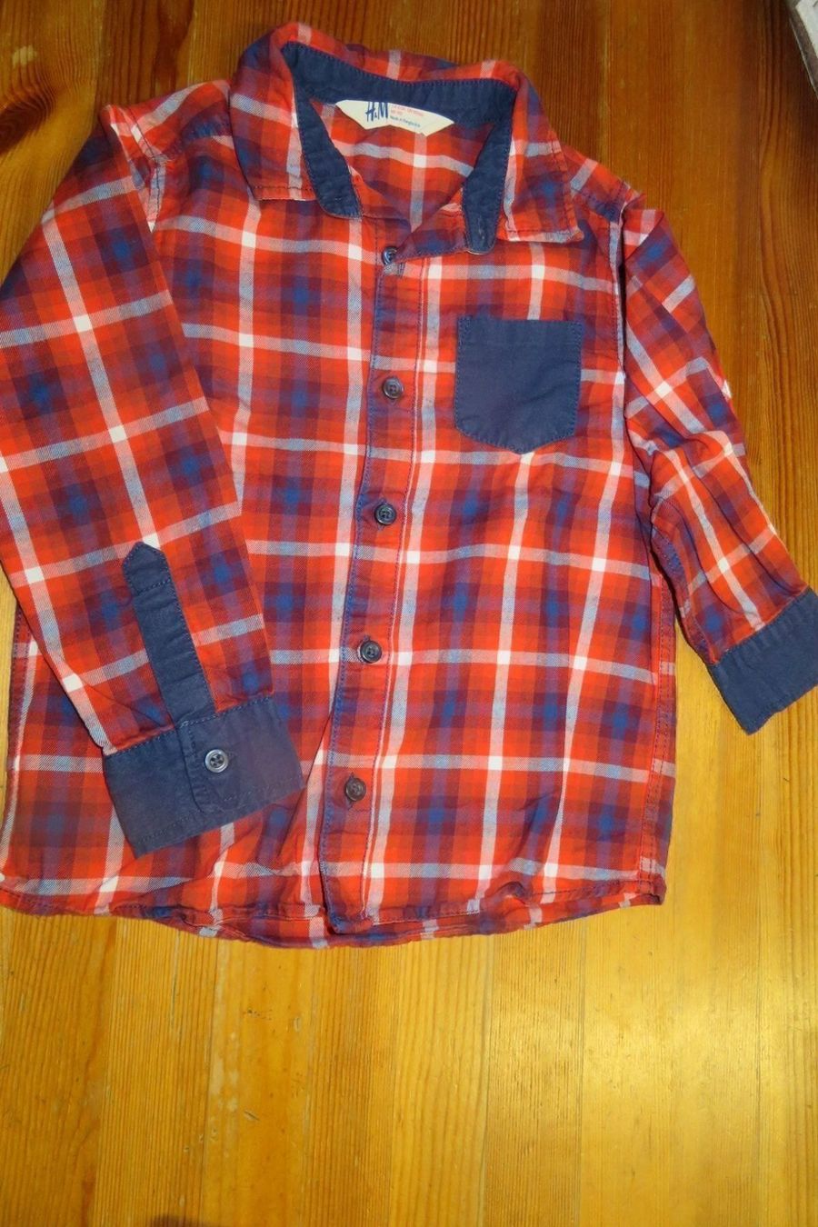 Camicie, T-shirt & Polo: Flanellhemd  in Gr. 110 – Usato da Steckborn venduto da Bibendum02