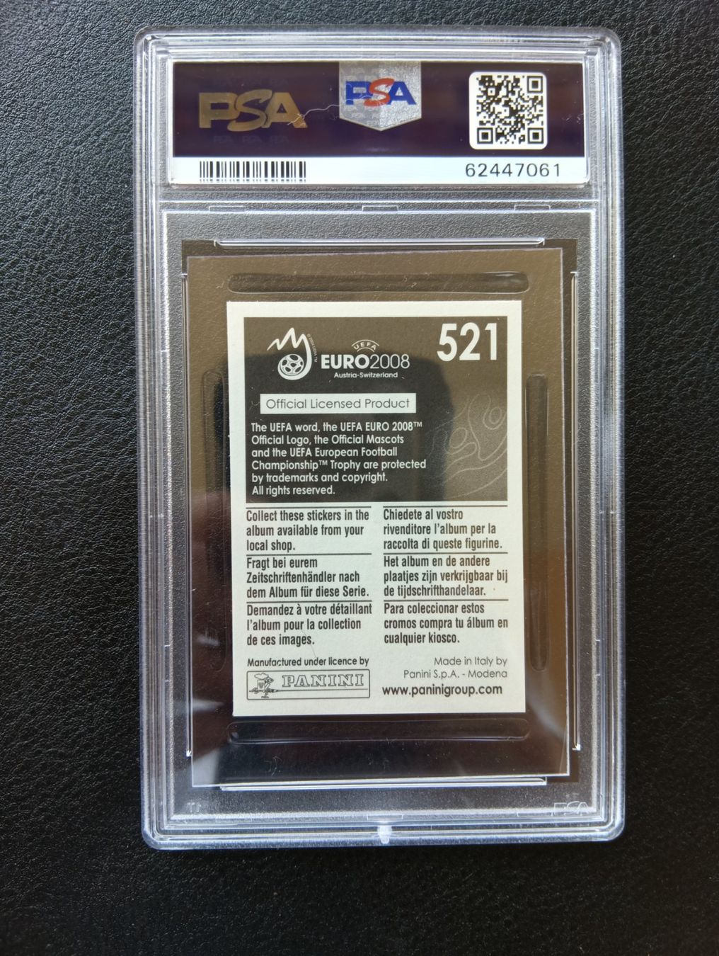 Panini Cartes à collectionner: 2016 Panini Zlatan Ibrahimovic PSA 9 #567 – D'occasion à Steinen par antikesundseltenes 1