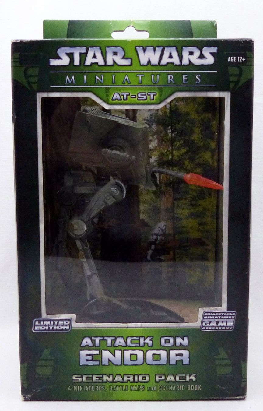 Star Wars Statuette: STAR WARS AT-ST ATTACK ENDOR SCENARIO PACK LIMITED EDITION – Nuovo (secondo la descrizione) da Lugano venduto da YouWantUS 5