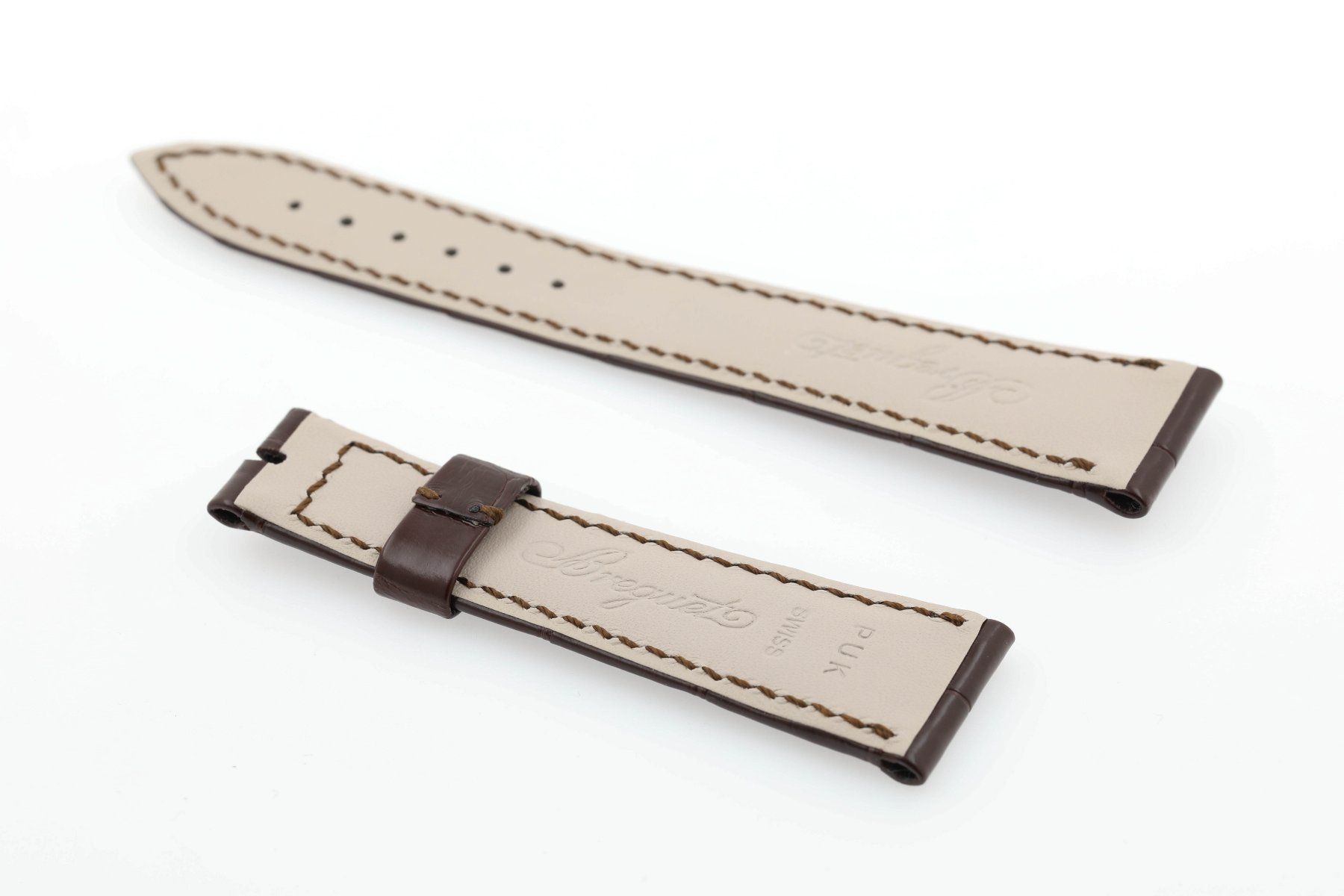 Bracciali & Braccialetti: Breguet brown leather strap 20mm with single strap holder – Nuovo (secondo la descrizione) da Epalinges venduto da bracelet123 1