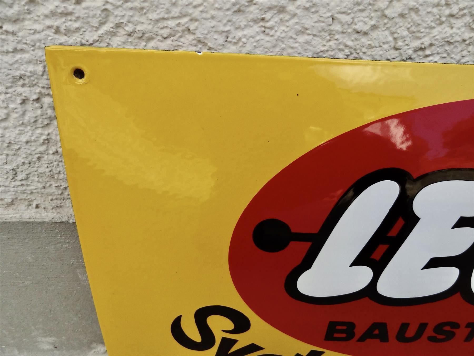 Insegne: TOLLES REKLAME EMAILSCHILD LEGO – Usato da Kerzers venduto da bottlesandboxes 5