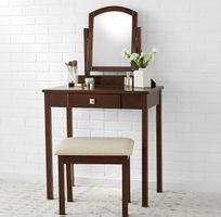 + Amazonbasics Schminktisch mit spiegel und hocker