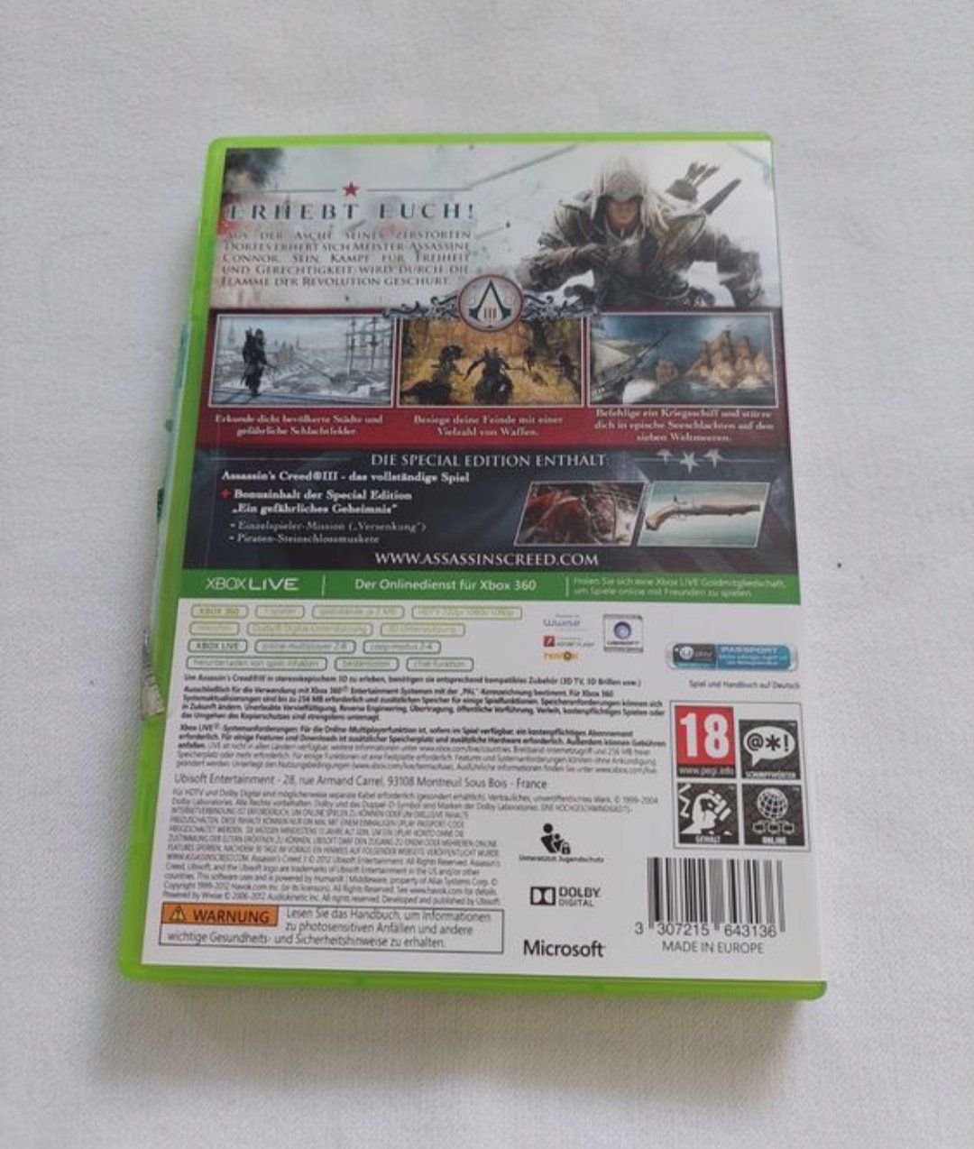 Spiele: Assassin's Creed 3 – Gebraucht aus Köniz von Gamecollect 1