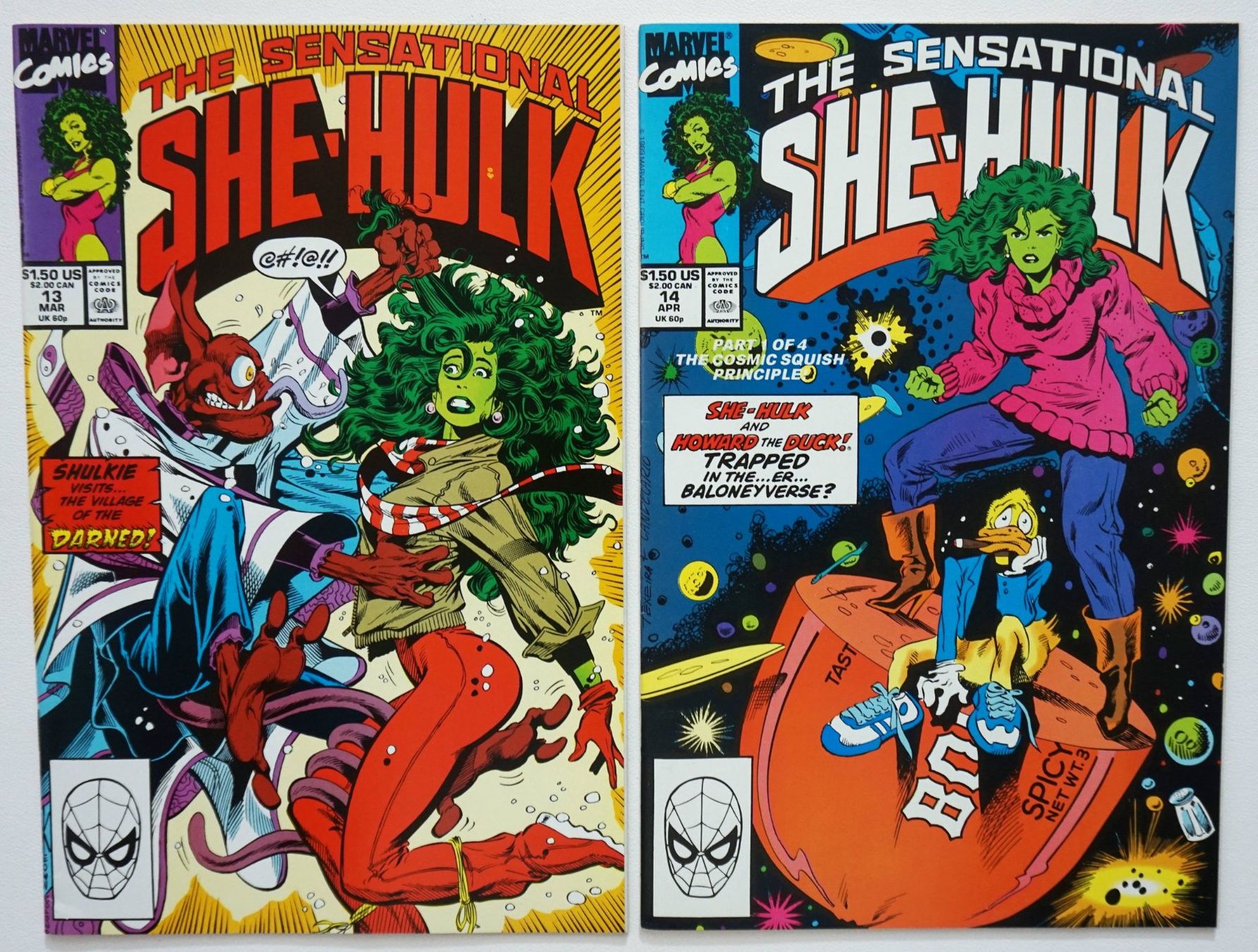 Comics: SENSATIONAL SHE-HULK #9-14 COMPLETE HIGH GRADE RUN 1989-90 – Gebraucht aus Lugano von YouWantUS 3