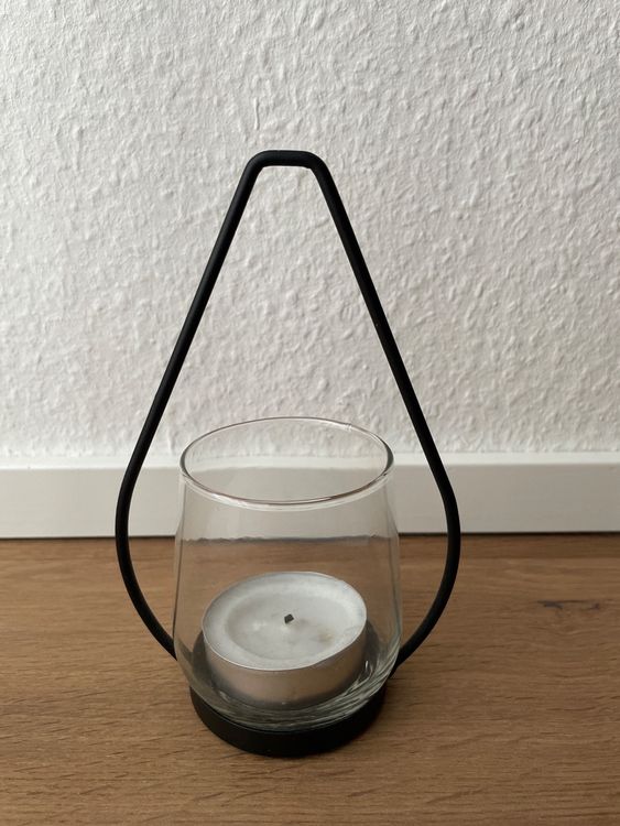 Laternen: kleine Laterne, Windlicht Glas Metall Deko – Gebraucht aus Flawil von Mito97 3
