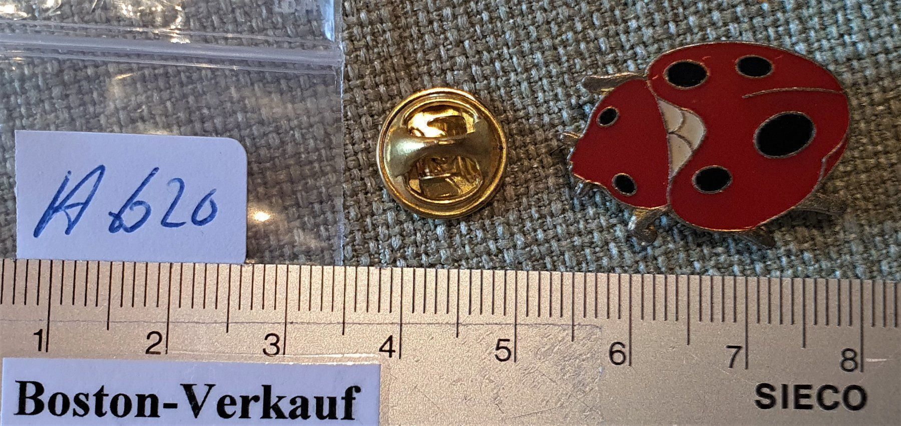 Perle (finte): H620 - Pin Käfer Marienkäfer – Usato da Reinach BL venduto da Boston-Verkauf 1