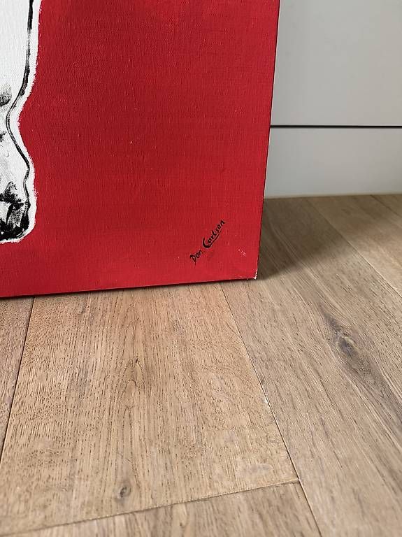 Foto & Immagini: Kuh Bild 100x100 auf Leinwand – Usato da Zürich venduto da hub_vt7l 2
