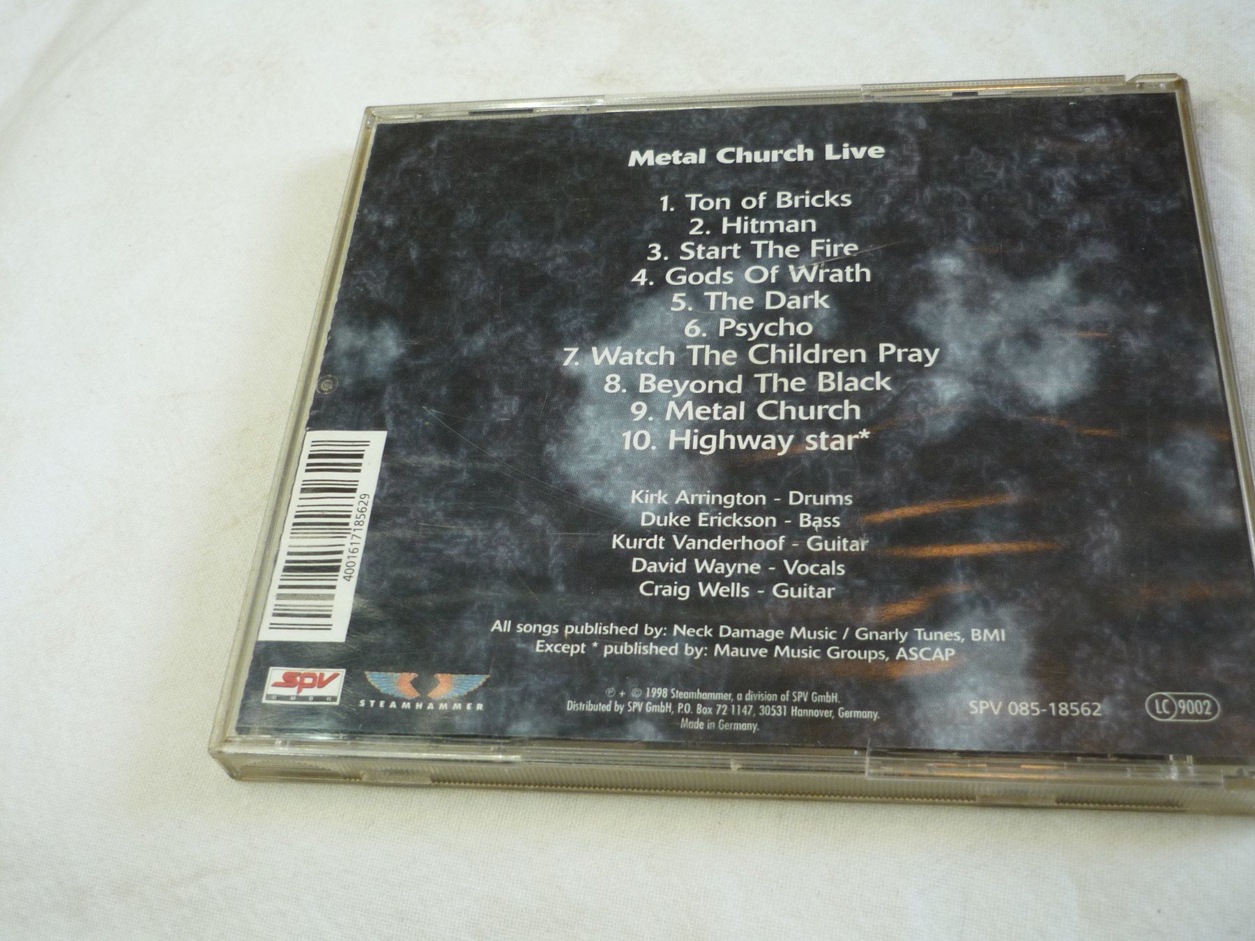 CD: Musik CD - Metal Church - Live – Usato da Beringen venduto da zzRegal 2