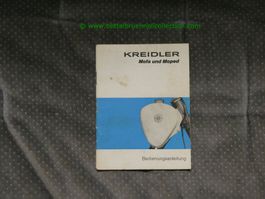Kreidler Mofa und Moped 1971 Betriebsanleitung deutsch