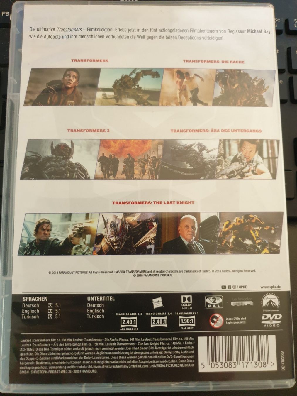 Alle DVDs: Alle Transformers filme – Gebraucht aus Zollikofen von wir_verkaufen 1