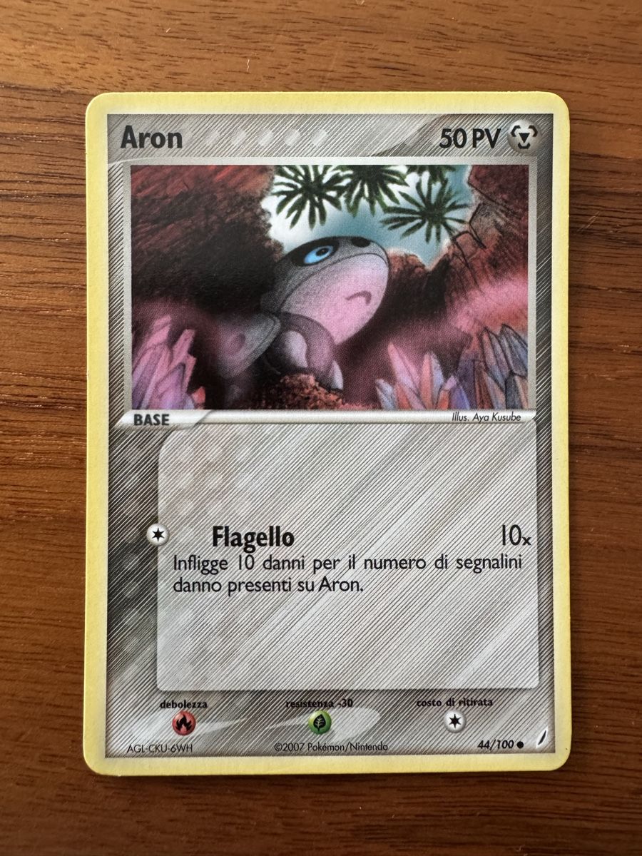 Pokémon Carte collezionabili: Pokemon Aron - Ottime Condizioni – Nuovo (secondo la descrizione) da Breganzona venduto da CaiLol