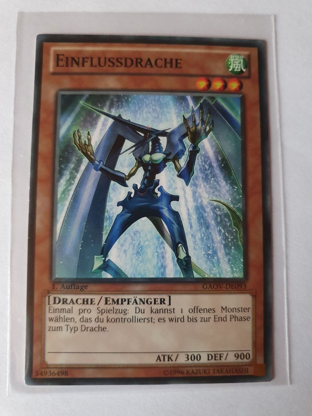 Yugioh Sammelbilder & Trading cards: Yugioh Einflussdrache 1. Auflage Karte – Gebraucht aus Oberdorf BL von BaldenEagle