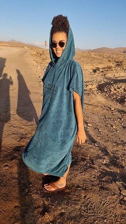 Rip Curl Poncho Surfen Schwimmen Surfponcho Kapuze Frottee