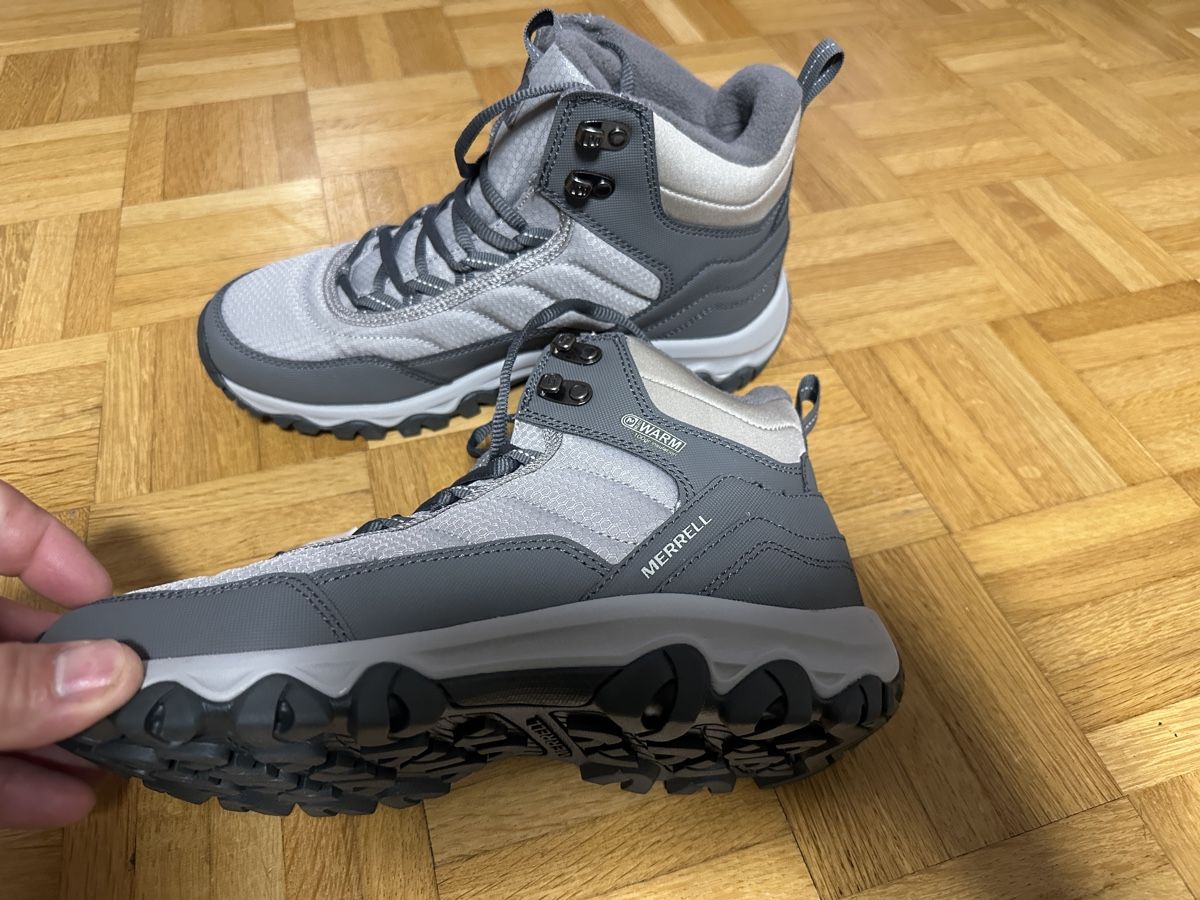 Merrell Scarpe da donna: Merrell Ice Cap Mid Lace 5,Damenwanderschuhe, hellgrau, 38, – Nuovo e nell'imballaggio originale da Neuchatel venduto da feta_ze 2