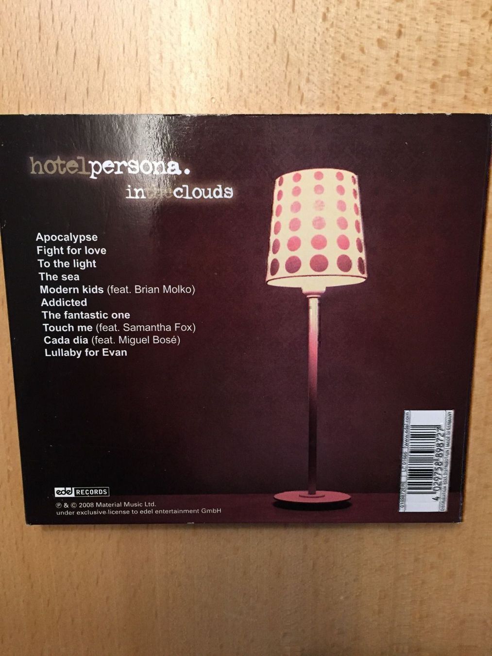 CD: Hotel Persona - In the Clouds – Usato da Rüti ZH venduto da alumedien 1