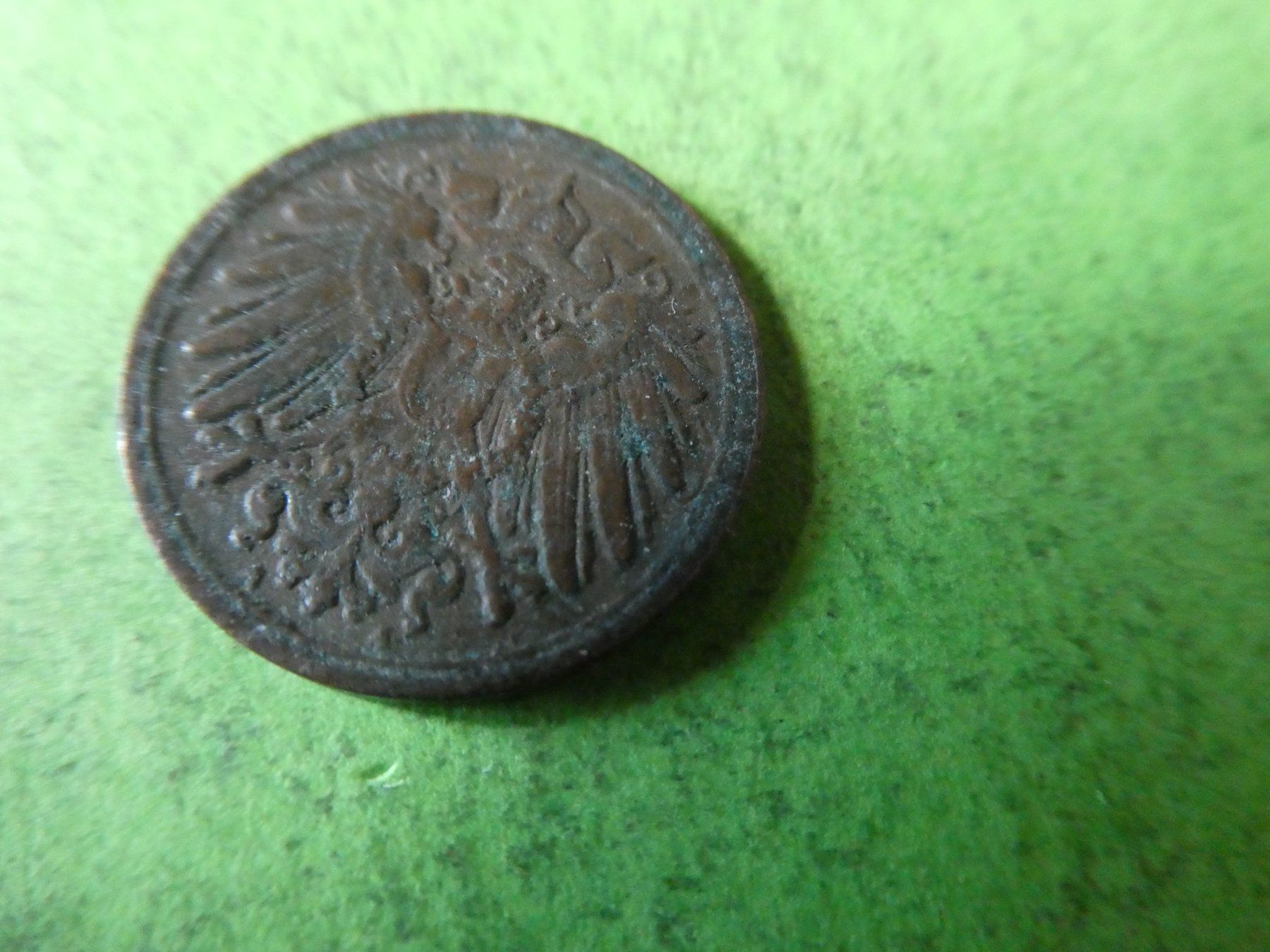 Tutti le monete: Dt. Reich 1906 A, 1 Pfennig – Usato da Hinterforst venduto da Rohusri 1