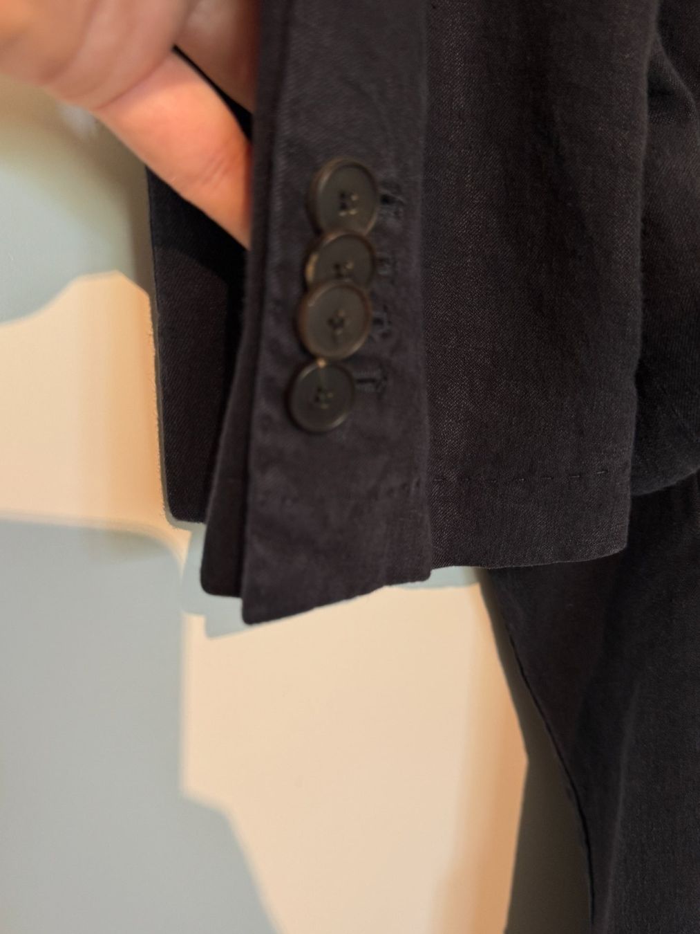 Massimo Dutti Giacche: NEU Jacket Blazer Leinen Dunkel-Blau MASSIMO DUTTI 48 / M – Usato da Männedorf venduto da LTMCS 4
