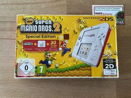Nintendo 2DS Konsole Mario Bros 2 Edition OVP, original