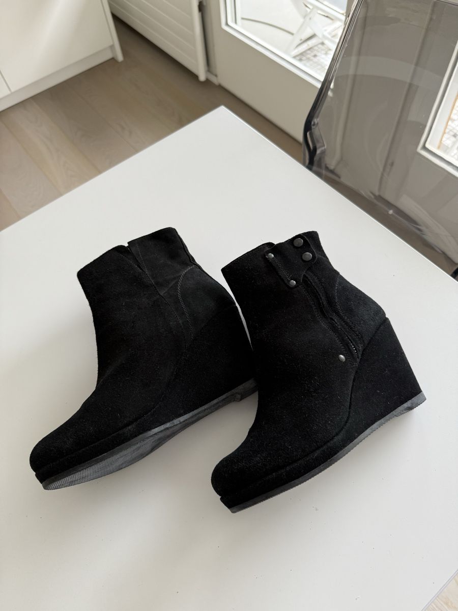 Maje Scarpe da donna: Maje Bottines noires compensées daim (taille-40) – Nuovo (secondo la descrizione) da Genève venduto da rom_8nwv 3