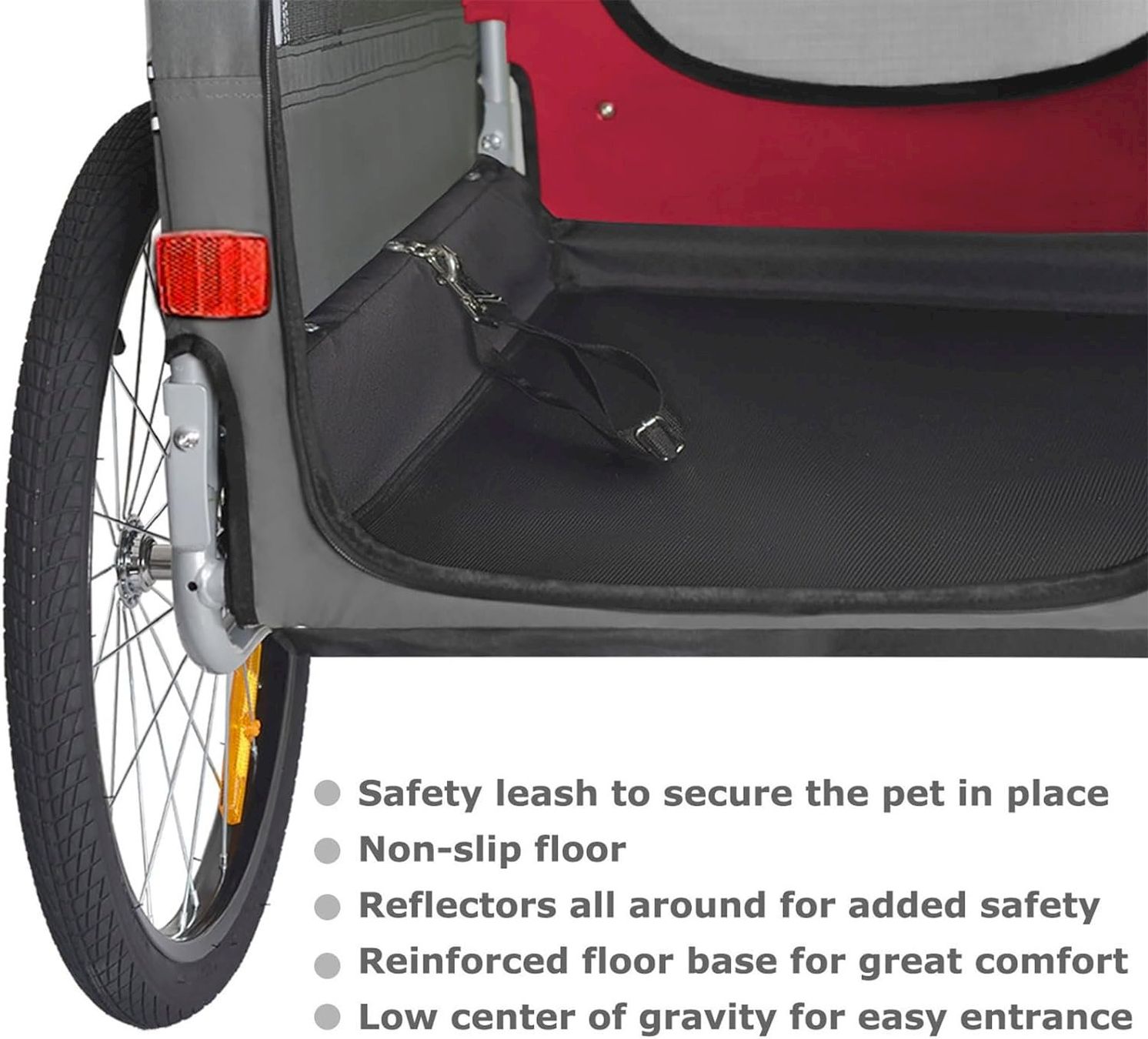 Rimorchi per biciclette: DOGGYHUT Premium MEDIUM 2in1 Rot – Nuovo e nell'imballaggio originale da Bottighofen venduto da zaap 5