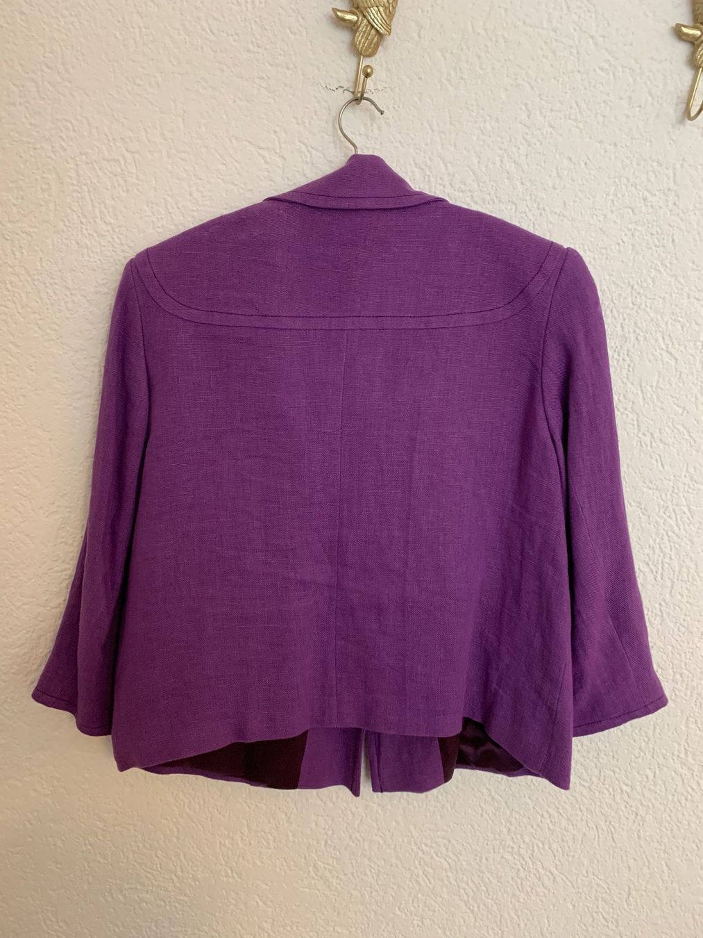 Jacken: 100% Leinen Jacke violett Gr. 38 / M – Gebraucht aus Fislisbach von KolibriSecondhand 5