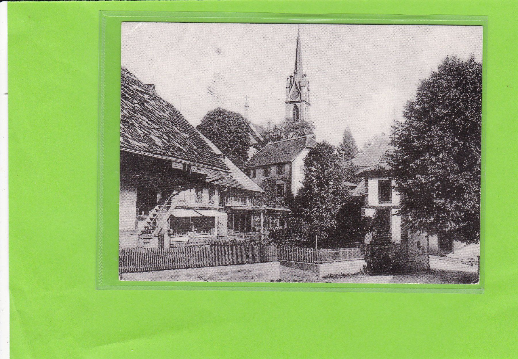 Ansichtskarten: Kirchdorf BE Dorfbild mit "Chefi" – Gebraucht aus St. Peterzell von neckertal