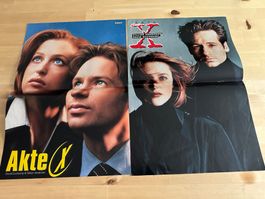 AKTE X DAVID DUCHOVNY GILLIAN ANDERSON tolle Berichte Poster