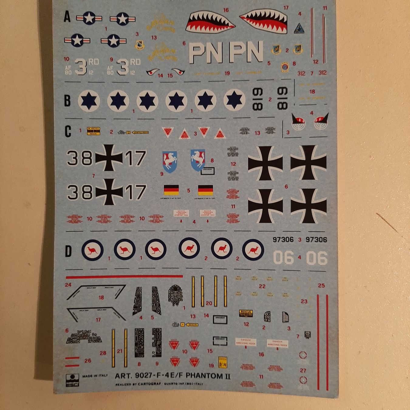 Kit di modellismo & Modellini statici: 2159 ... Mc.D.D. F-4 E/F Phantom ... Esci 9027 – Usato da Bonstetten venduto da Benibanny59 7