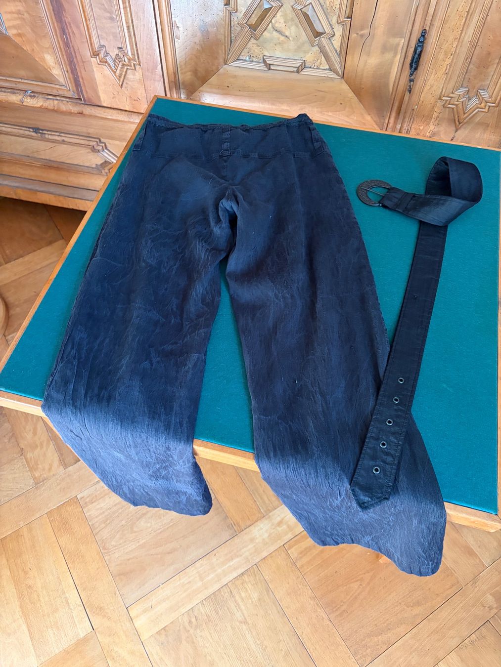 Nile Pantaloni: NILE  Hose  100% Seide   Größe: S+ – Usato da Interlaken venduto da Bona55 5