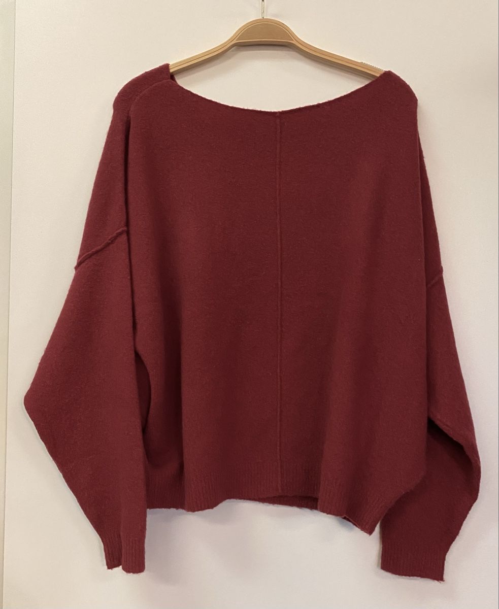 Maglioni & Felpe: American Vintage Pullover Bordeaux S – Nuovo (secondo la descrizione) da Büron venduto da Coerner 7