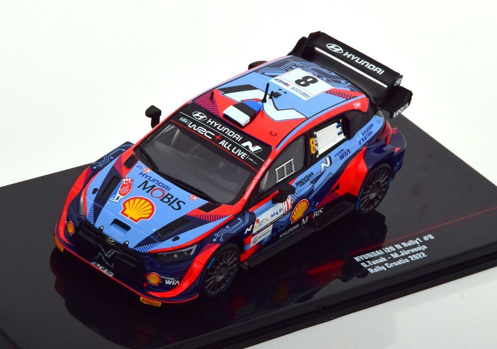 IXO Hyundai I20 N RALLY1 #8 TANAK Win. Rally Italia Sardegna 2022 1/43