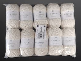 RICO DESIGN flauschiges Garn Creme 10 Stk.