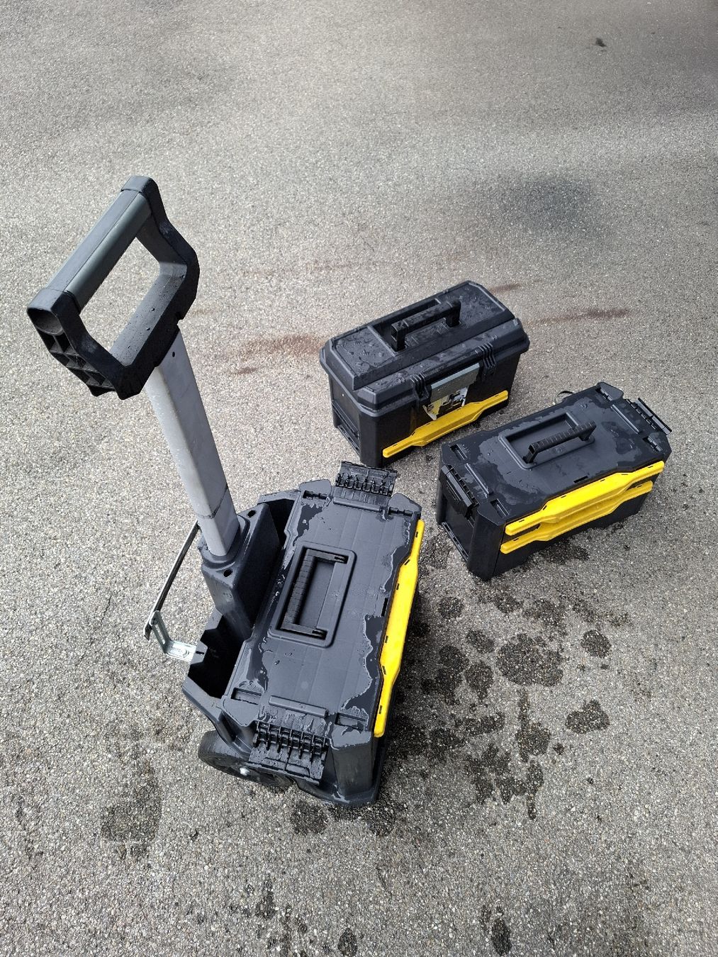 Stanley Tutti gli attrezzi: Stanley 3-in-1 Modular Rolling Workshop Werkzeugkoffer Set – Usato da Bowil venduto da Yfazer 8
