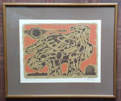 Bild - Adler, Lithographie, signiert Yargo De Lucca