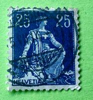  Nr.109 Sitzende Helvetia mit Schwert GESTEMPELT 