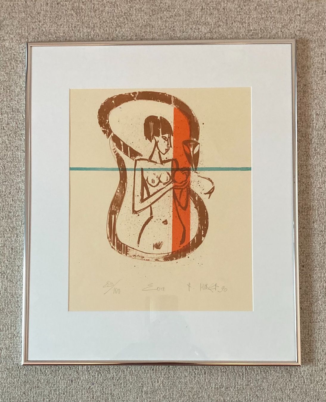 Grafica & Litografie: Rudolf Mirer, "Eva" – Usato da Einsiedeln venduto da Brocki59