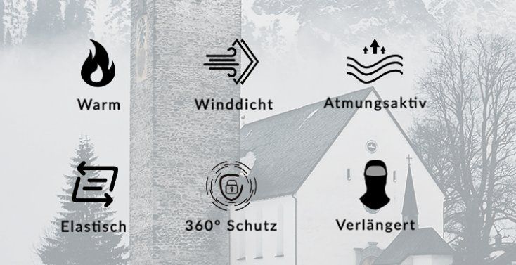 Passmontagna & Scaldacolli: Polar Motorrad-Sturmhaube – Nuovo e nell'imballaggio originale da Châtelaine venduto da topshop.switzerland 6