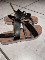Sandalen Schwarz Grösse 39 