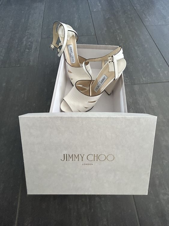 Jimmy Choo 39 white summer pumps 7