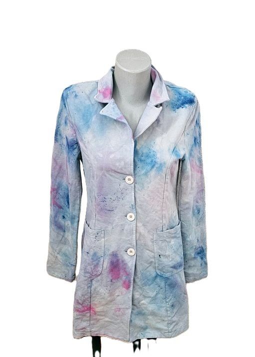 Giacche: Tie dye Jacke Blazer Long Gr S/M Batik Sa'Sa – Nuovo (secondo la descrizione) da Füllinsdorf venduto da Sunnebliemli7 2