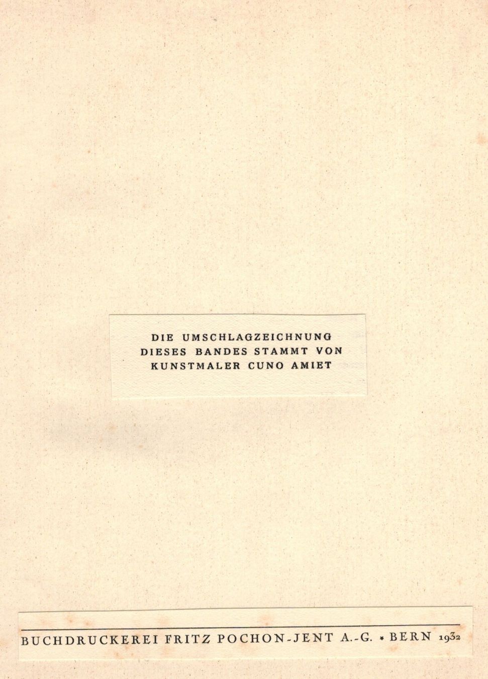 Grafica & Litografie: Cuno Amiet (1868-1961) 1932 – Usato da Dübendorf venduto da ArtExpression 2