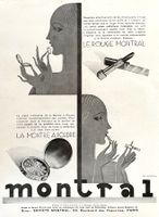 Montral Schönheitsprodukte - Alte Werbung / Publicité 1930