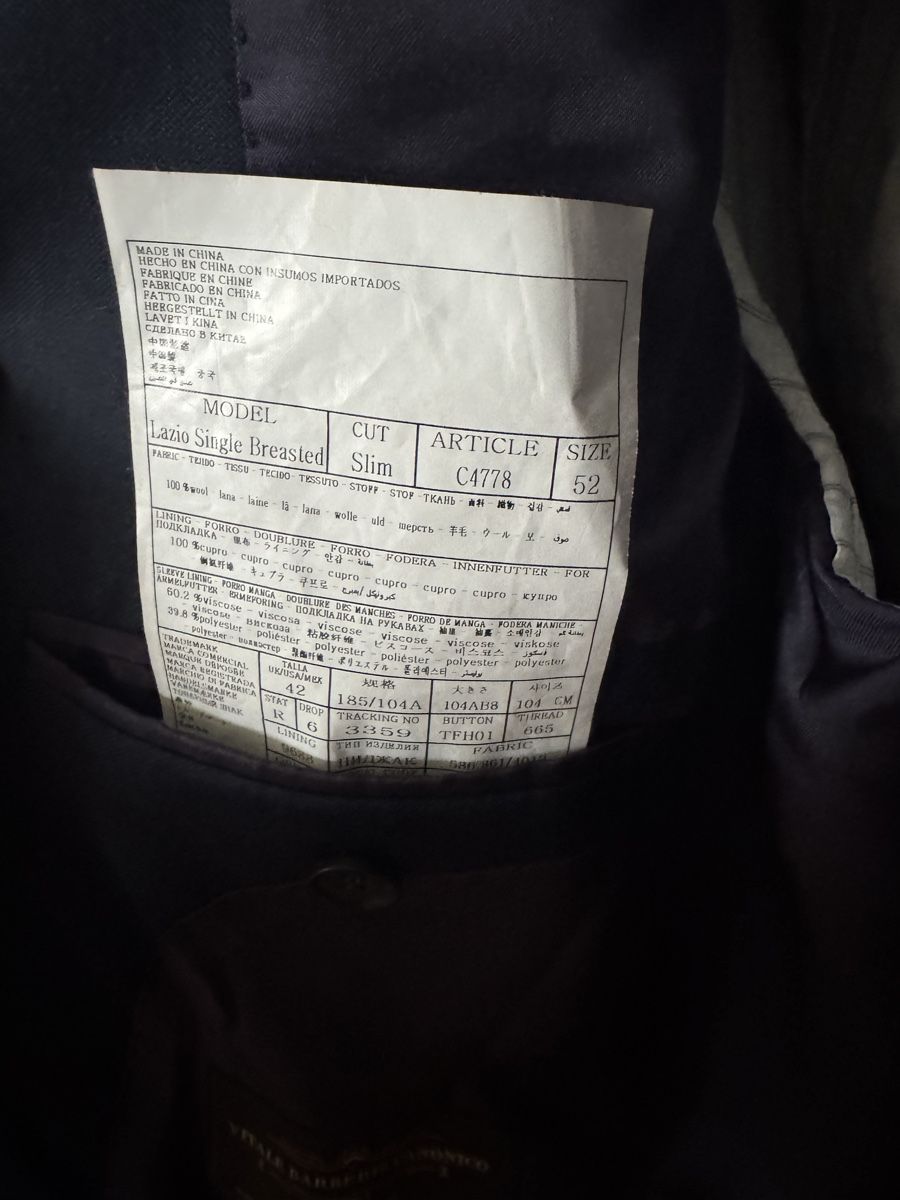 Suitsupply Giacche: Suitsupply Navy Sakko Gr. 52 – Nuovo (secondo la descrizione) da Basel venduto da enzof40 2