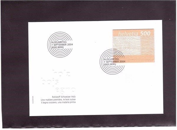 Alle Briefmarken: 2004 FDC Sondermarke Holz – Neu und originalverpackt aus Rheinau von loxis